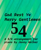God Rest Ye Merry piano sheet music cover